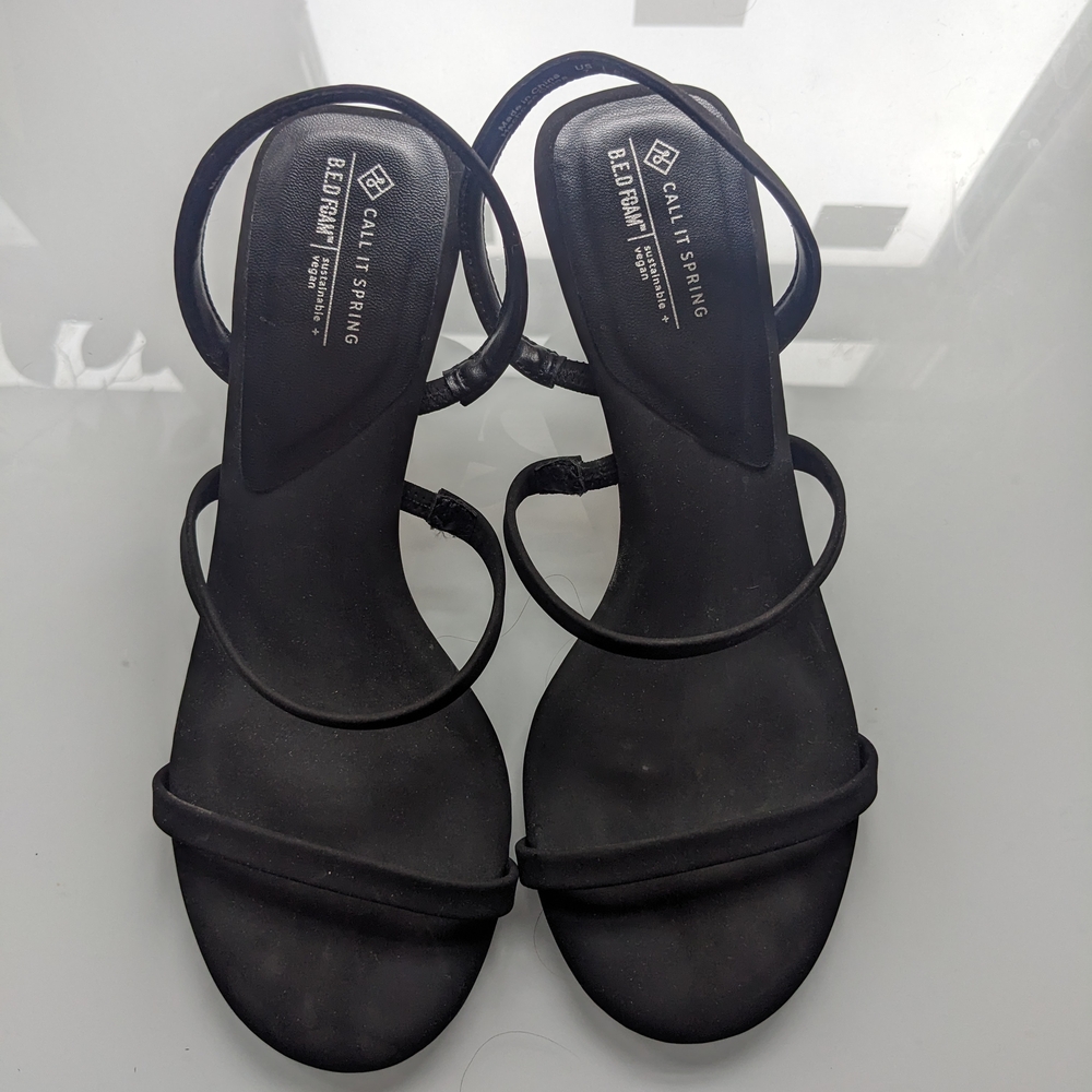 Call It Spring Women's Elegant Black Sandals